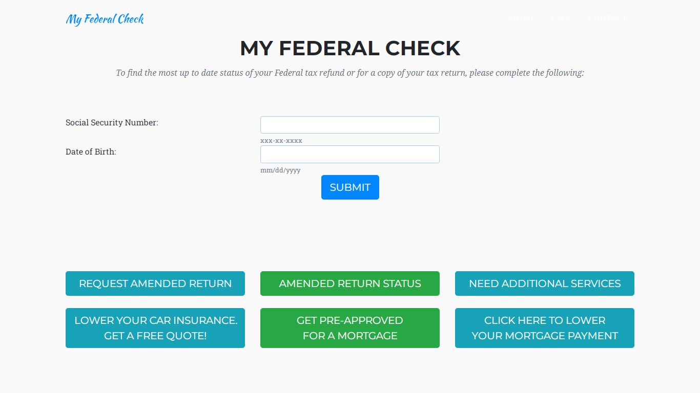 My Federal Check